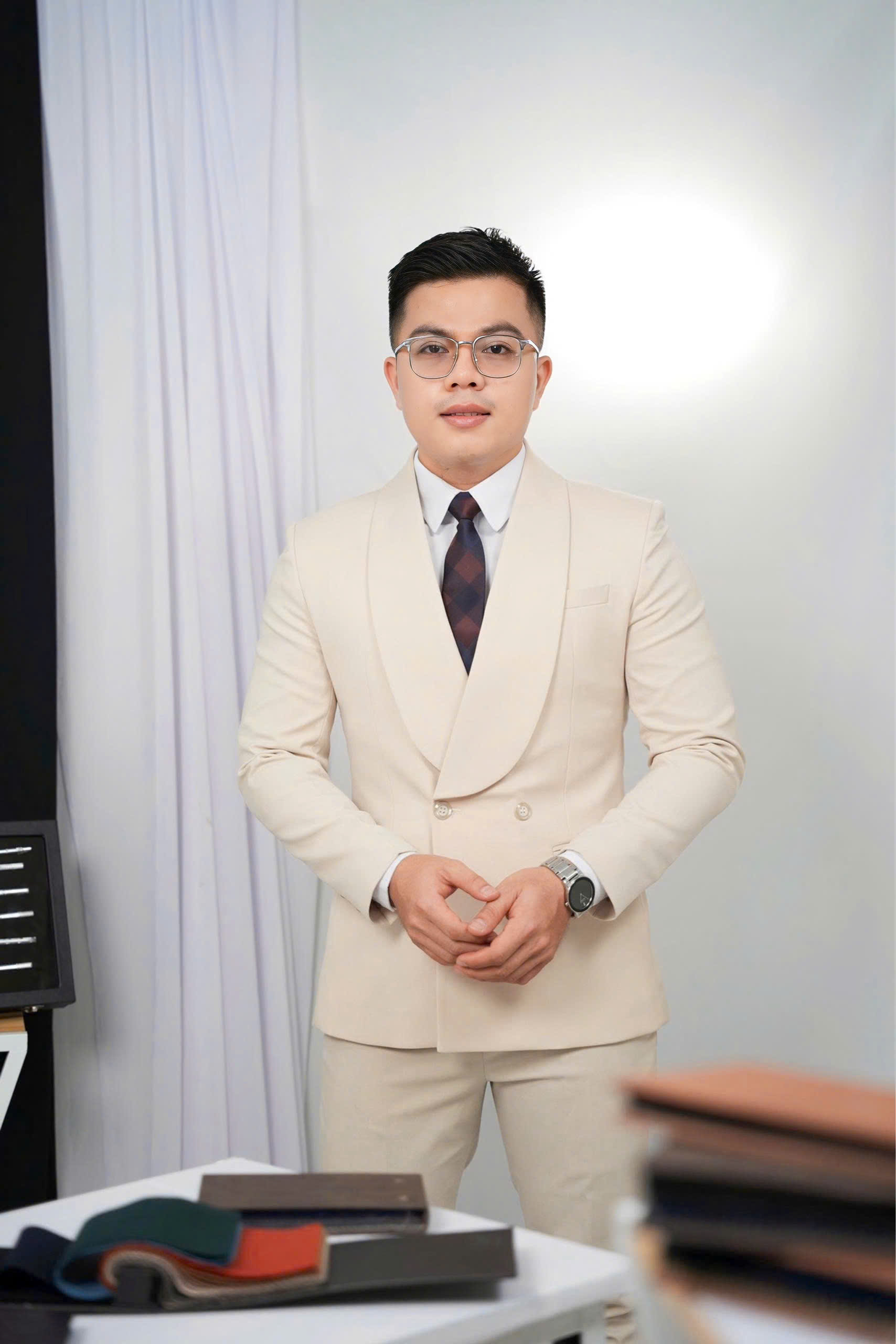 Kem - MED Áo Vest Thiết Kế + Quần — 2