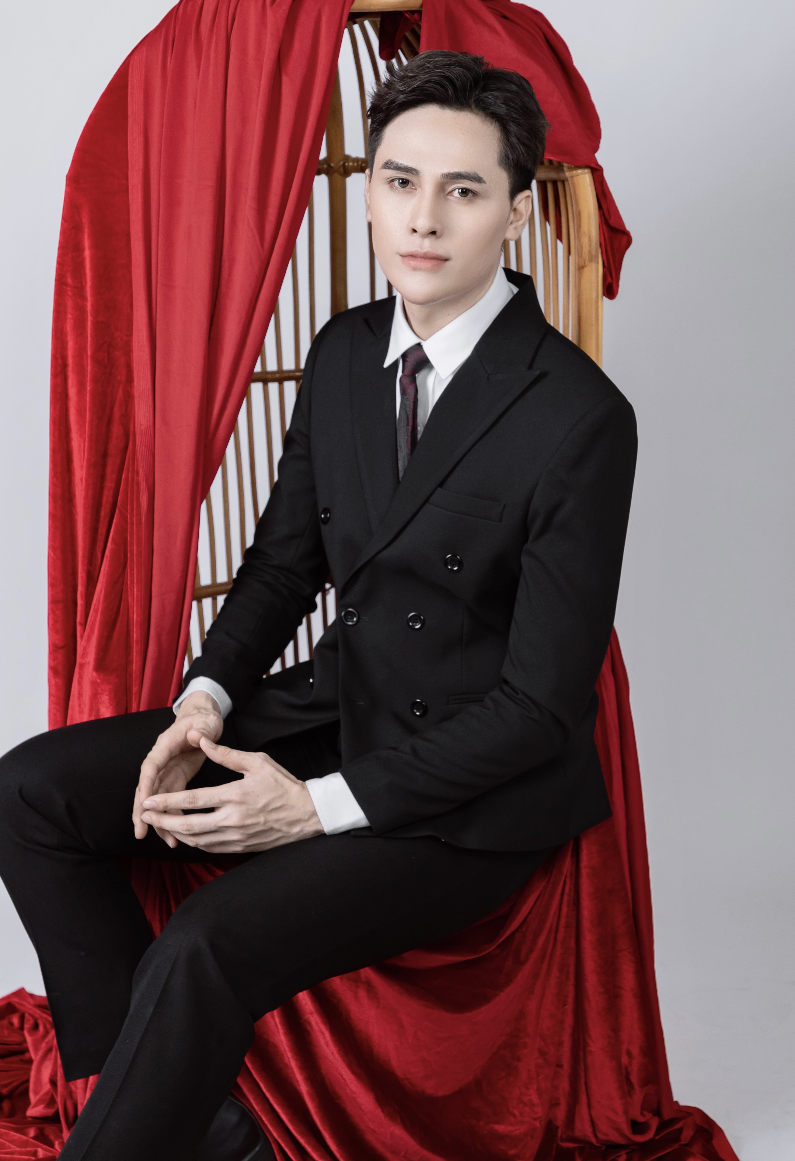 Đen - MED - Áo Vest 6 Nút — 3