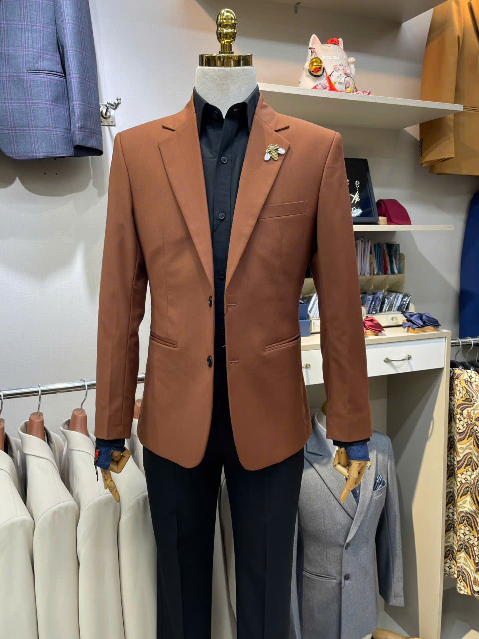 Nâu - MED - Áo Vest — 1