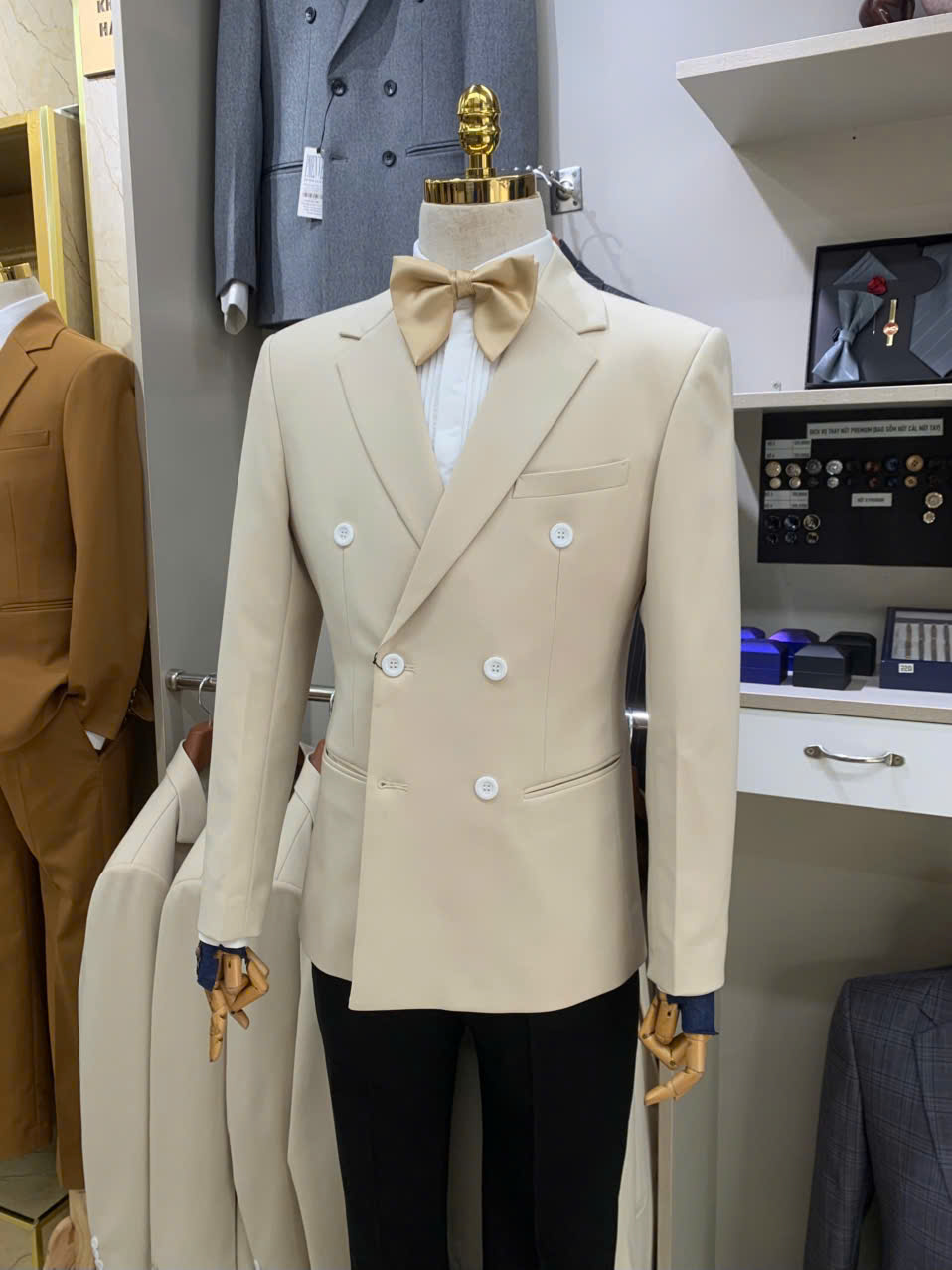 Kem Bộ Vest 6 Khuy + Quần — 5