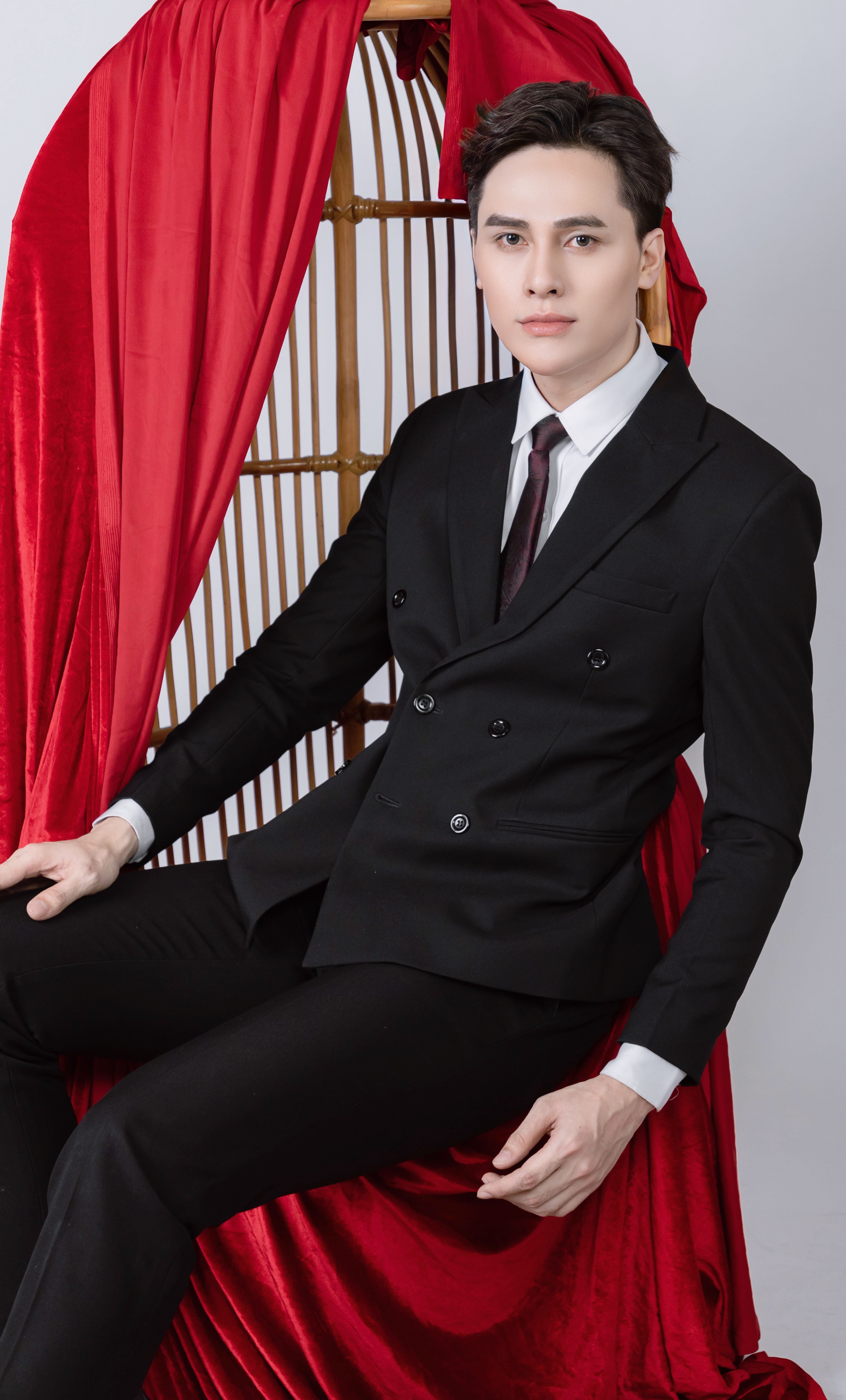 Đen - MED - Áo Vest 6 Nút — 1