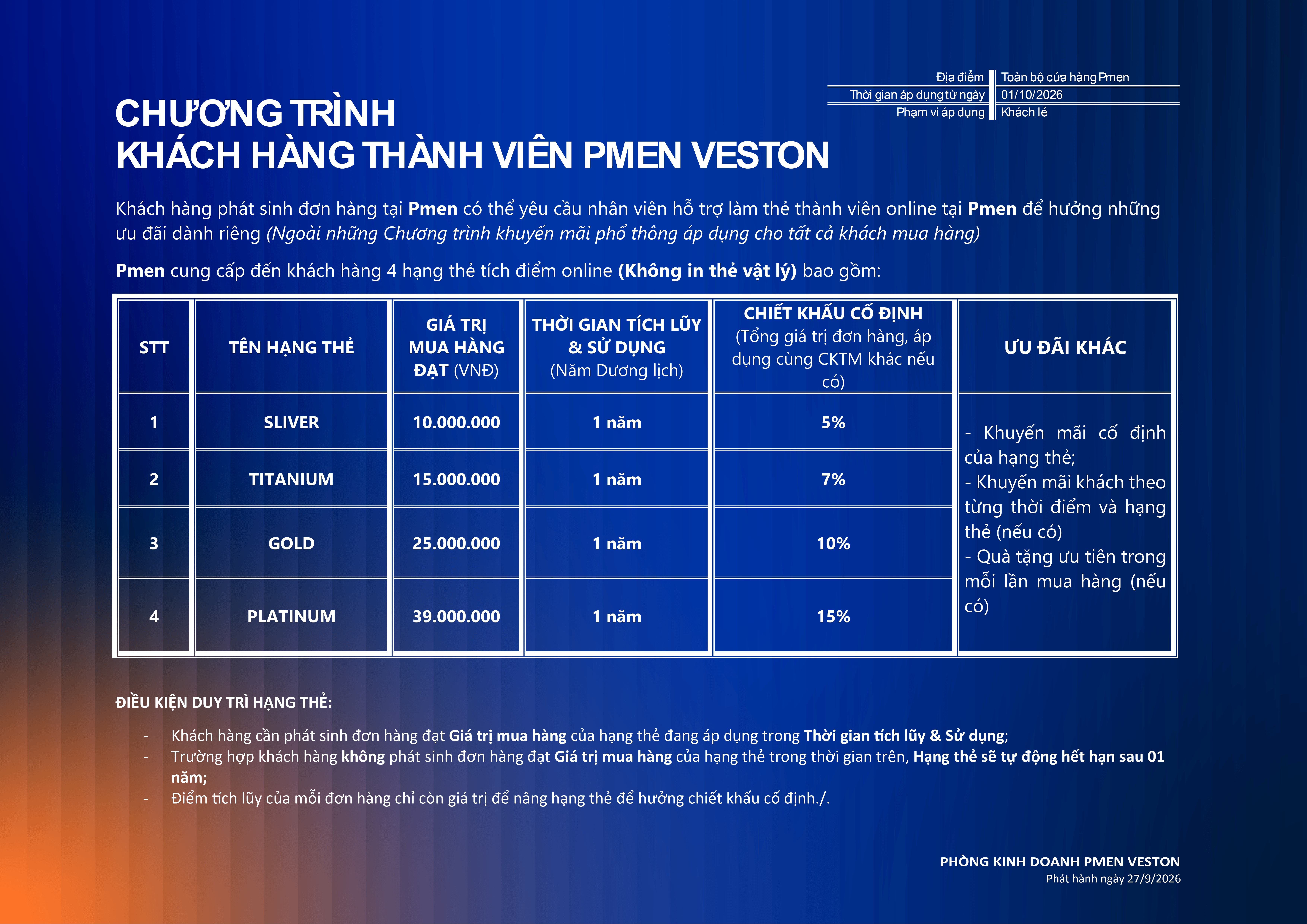 Khách hàng thành viên — 1