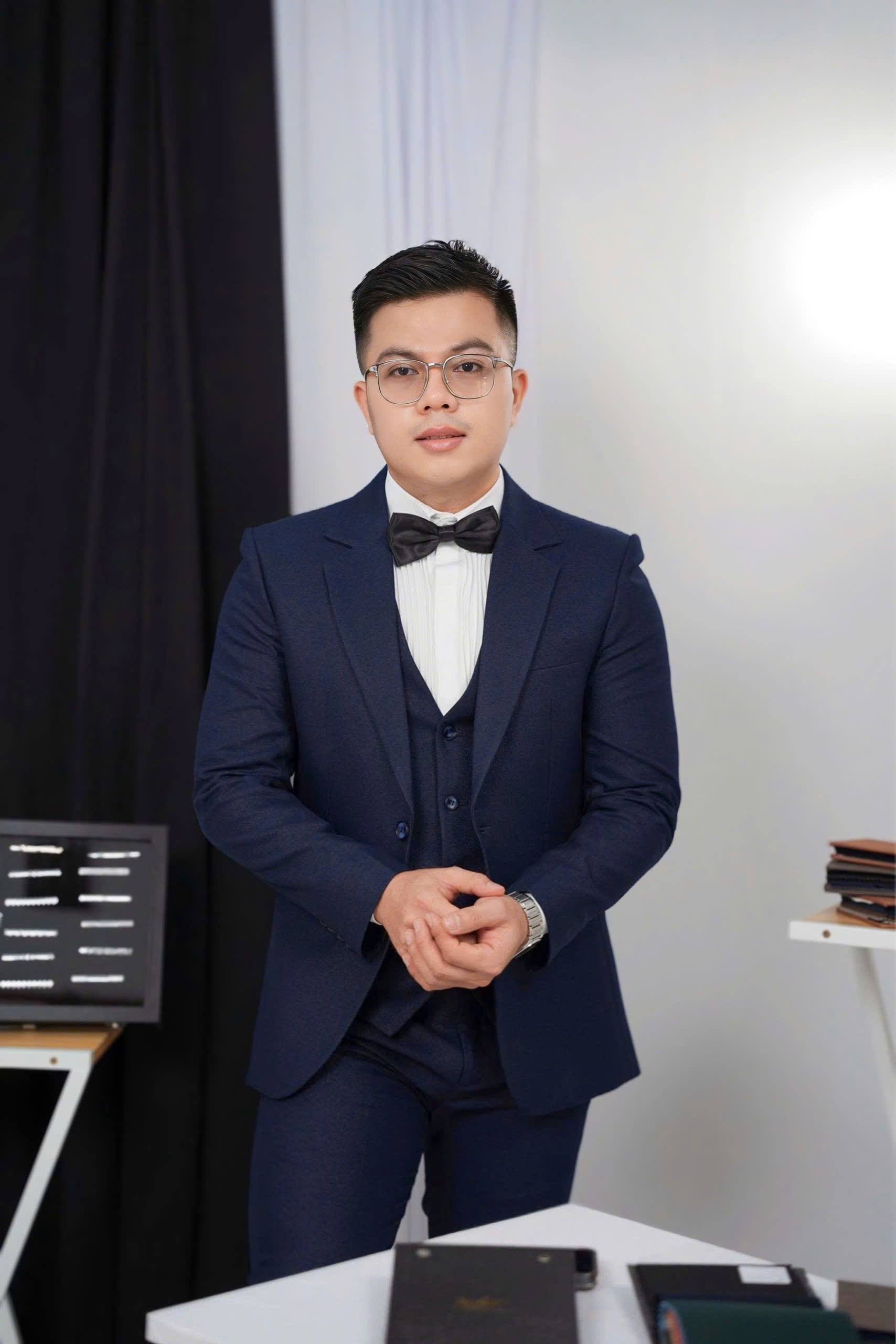 Xanh Đen - PREMIUM 2025 Áo Vest + Quần + Ghile — 3