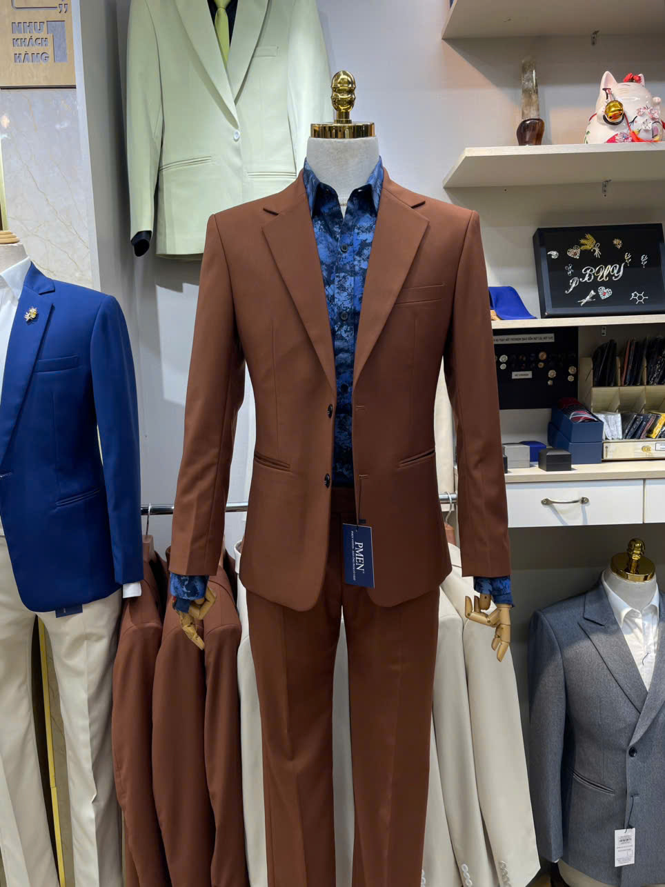 Nâu - MED Áo Vest Quần — 2