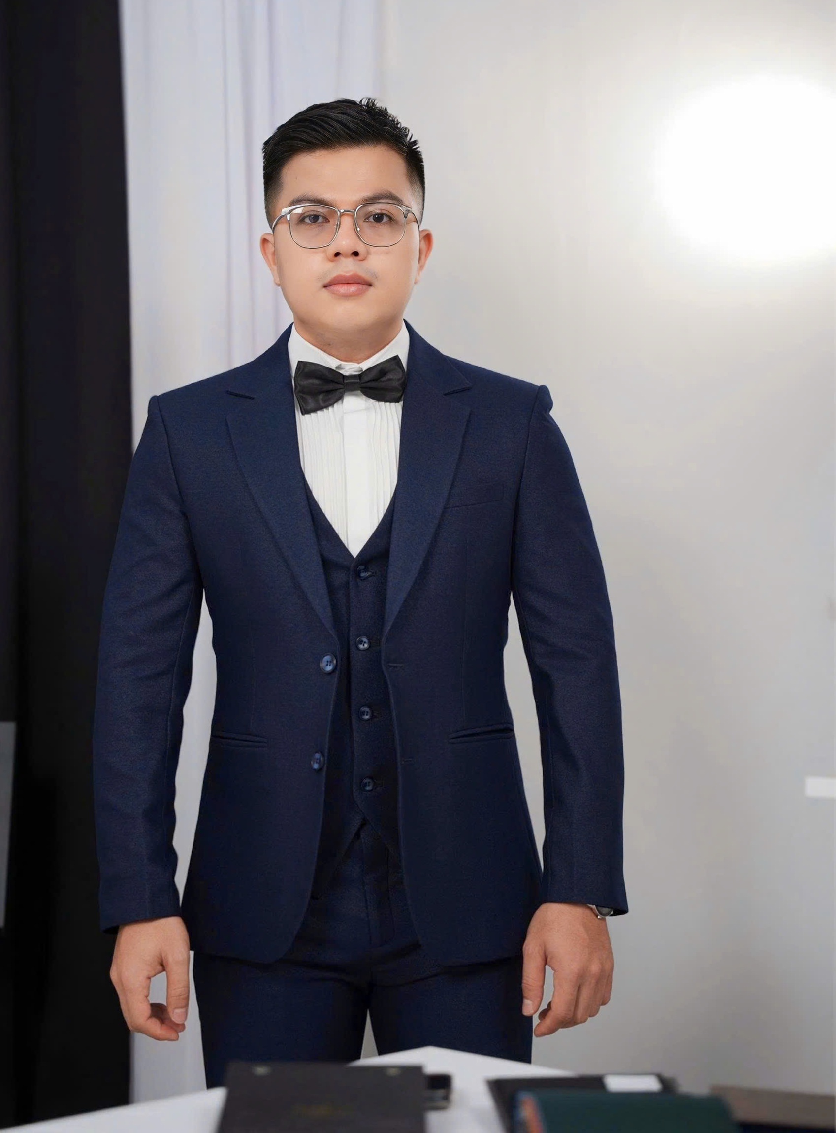 Xanh Đen - PREMIUM 2025 Áo Vest + Quần + Ghile — 1